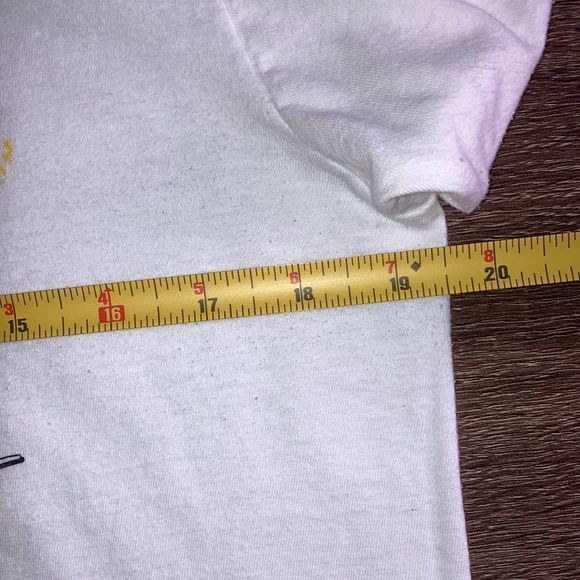 Rare Vintage 90’s Chase Authentics Jeff Burton nascar cheerios white medium tee - Picture 5 of 8